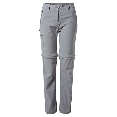 Craghoppers Damen Nl TRS Pro Conv Hose, Cloud Grey, 8