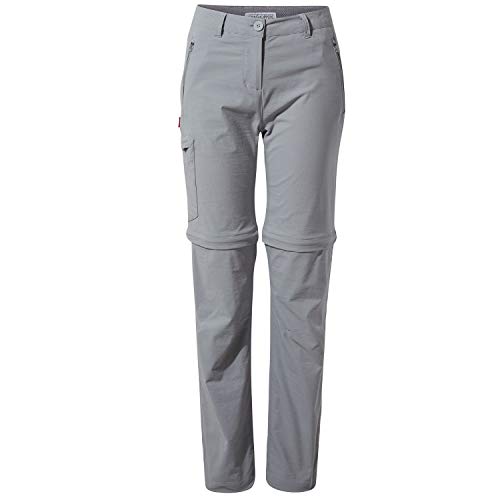 Craghoppers Damen Nl TRS Pro Conv Hose, Cloud Grey, 8
