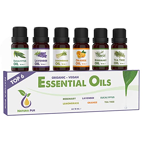 Ätherische Öle Set BIO - 100% naturrein - Duftöle für...